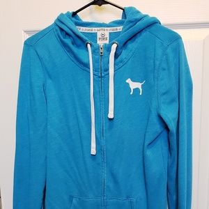 Pink Zippered Hoodie